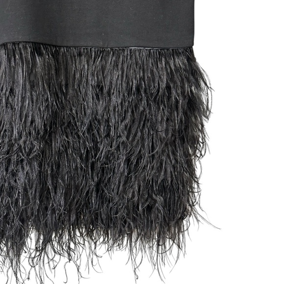 Amable By Mable Black Feather Dress, Small - Picture 10 of 15